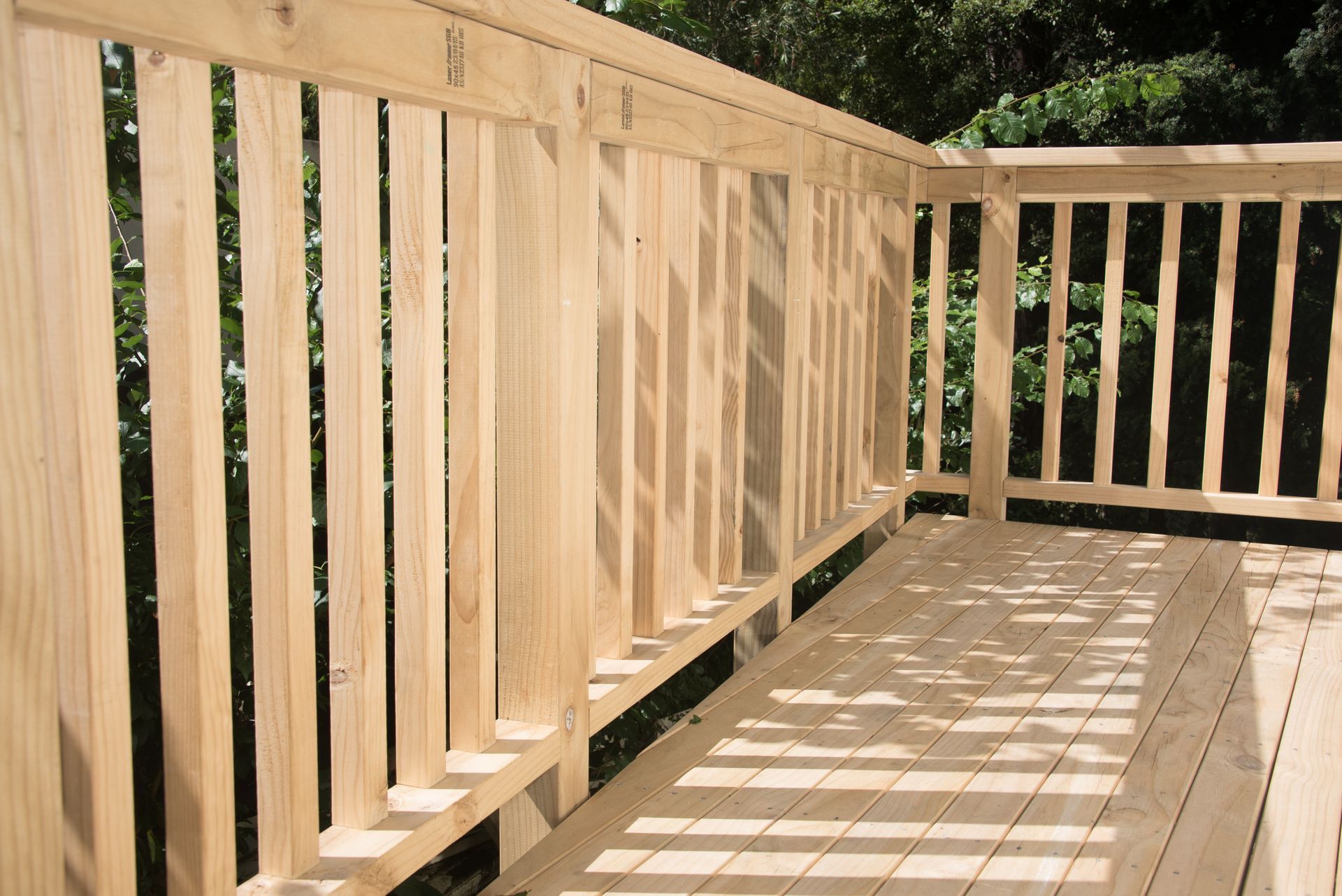 A man repair a deck