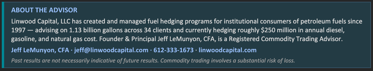 Blue slide with small white text about a healthcare notice; text is too blurry to read clearly