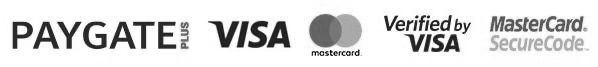 A paygate visa logo is shown in black and white