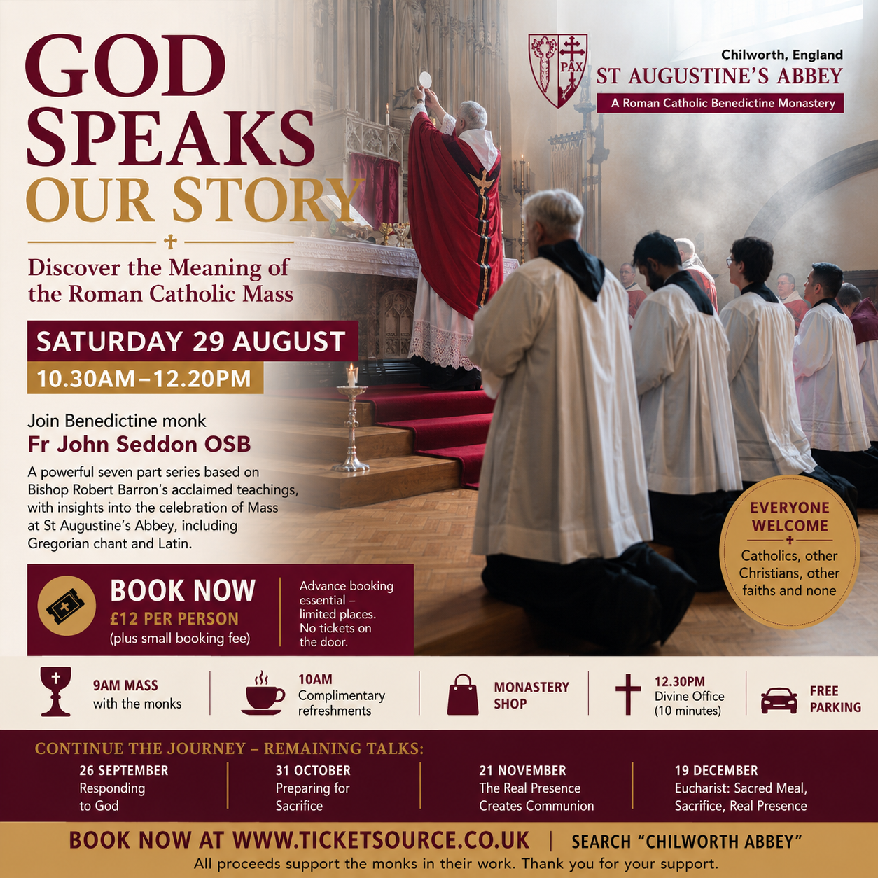 Discover the meaning of the Roman Catholic Mass - public talk series