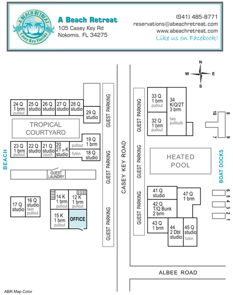 Floor plan map of a building with labeled rooms and two wings, shown in black and white.