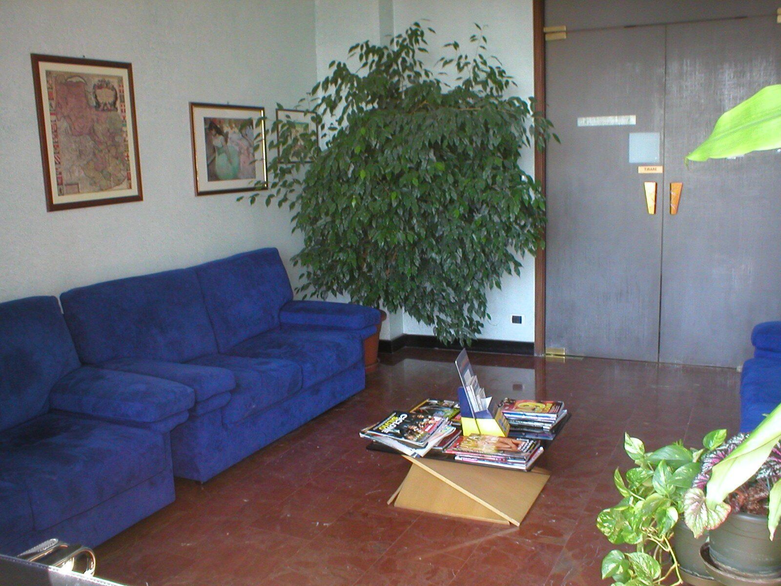 sala d'attesa studio oculistico Venditti