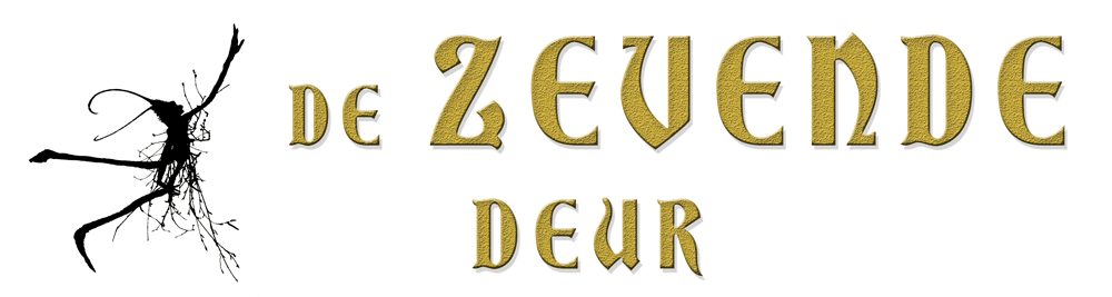 De zevende deur boek De zevende deur - logo