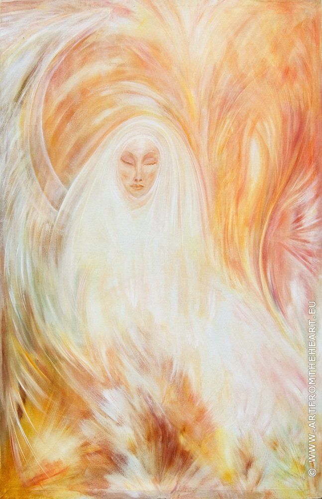 Schilderij 'Bescherm-engel'