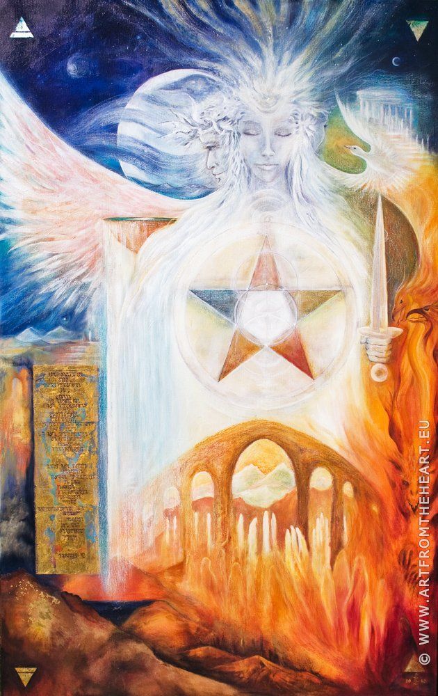 Schilderij 'Blessed Be'