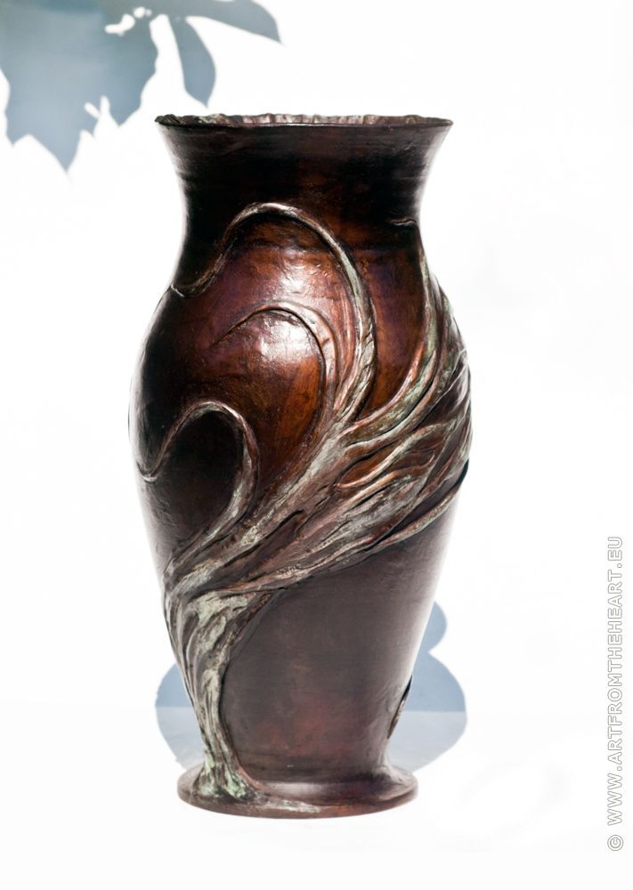 Bronzen vaas