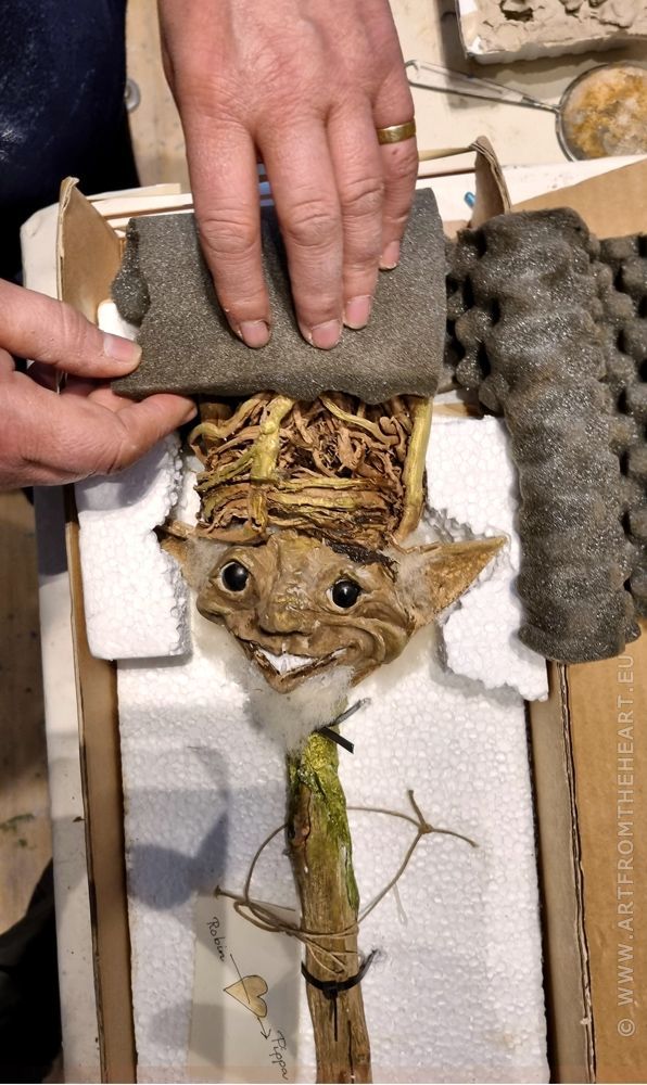 Okkelstok inpakken