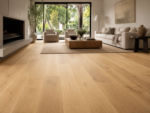 Luxury vinyl plank flooring sample