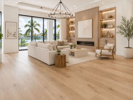 Engineered wood flooring installation
