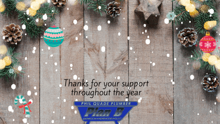 ezgif.com-optimize Merry Christmas animated card graphic from Plan B Bathroom and Remodeling LLC