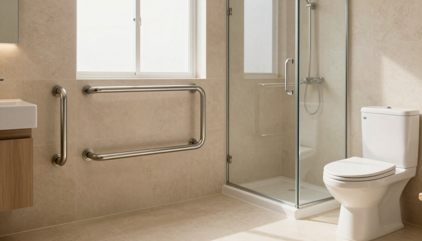 Modern accessible bathroom