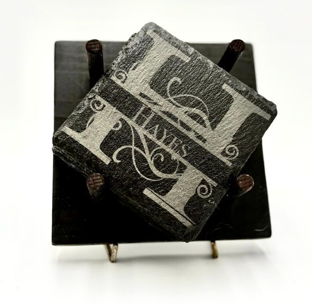 Set of 6 Coasters with Stand