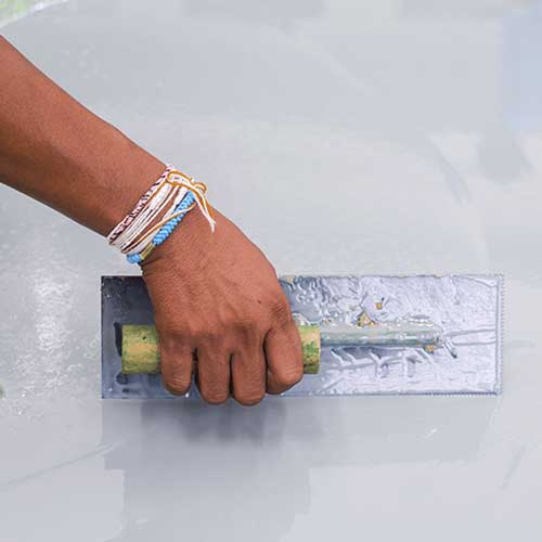 Epoxy résidentiel plancher de garage