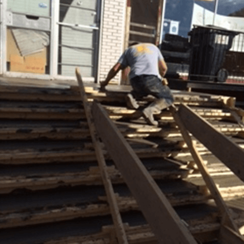 Concrete steps replacement