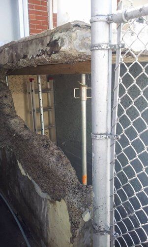 Réparation de béton