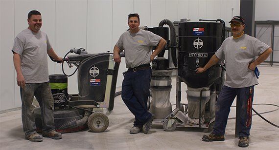 Concrete surface preparation