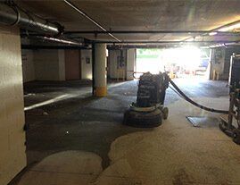 Réparation de structures et stationnement en béton