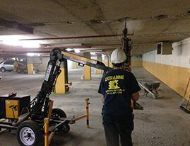 Réparation de structures et stationnement en béton