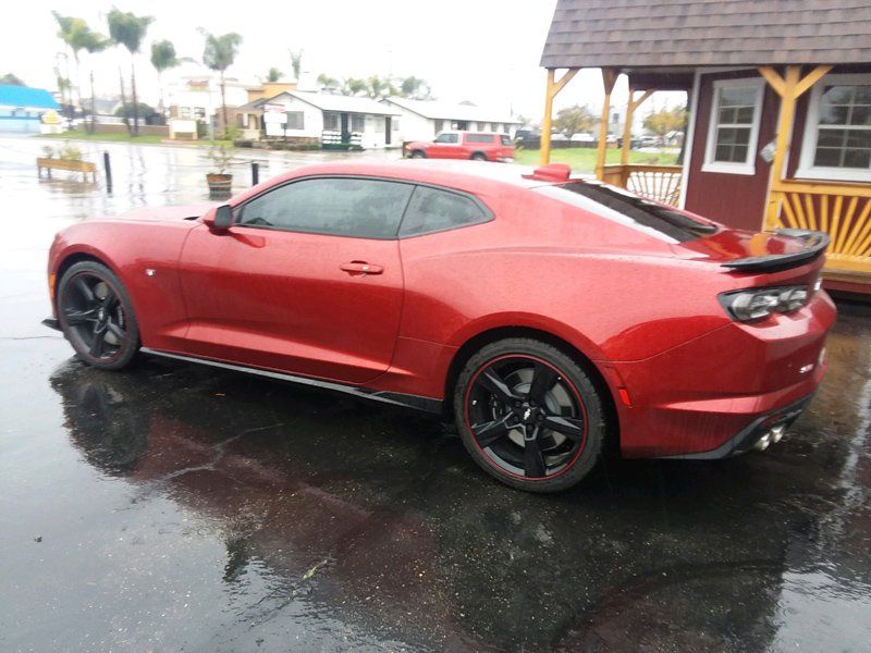 Window Tint In Red Car — Fresno, CA — Precision Window Tinting