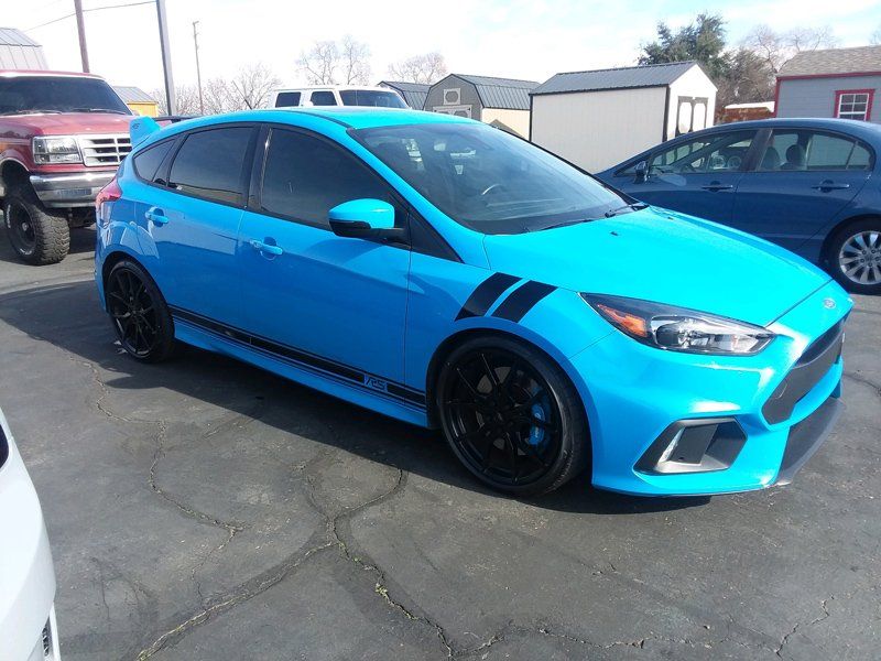 Window Tint In Blue Car — Fresno, CA — Precision Window Tinting