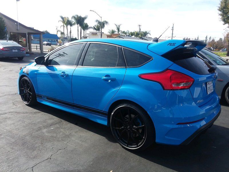 Back Of The Blue Car — Fresno, CA — Precision Window Tinting