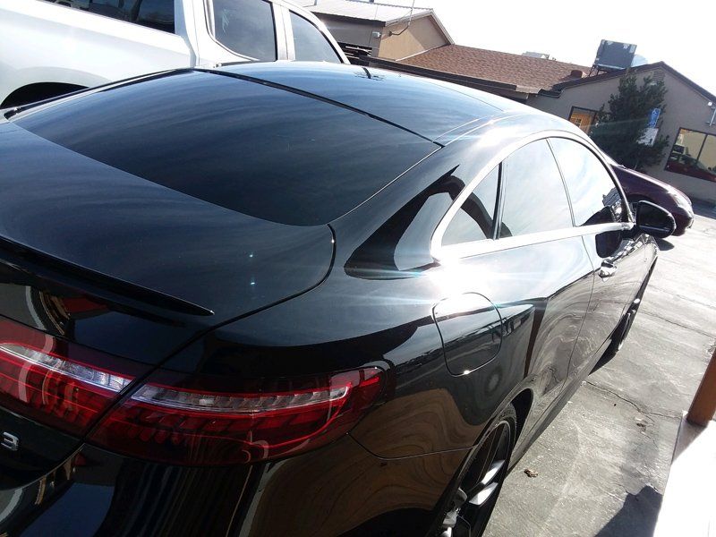 Window Tint In Black Car — Fresno, CA — Precision Window Tinting