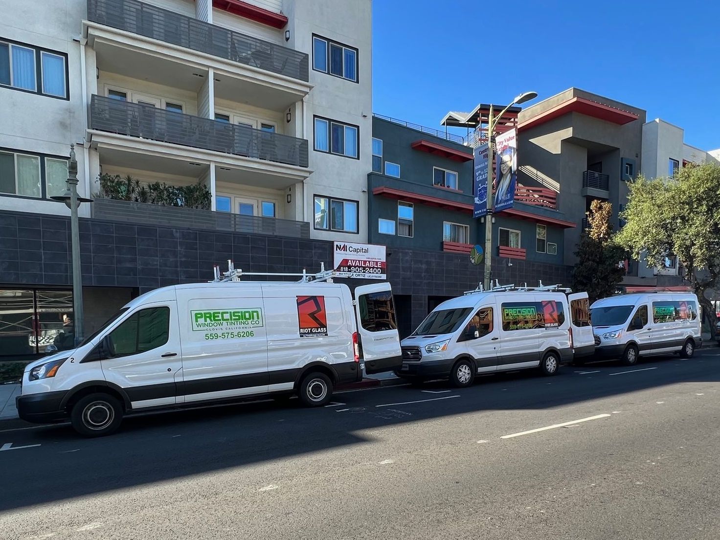 Installing Tint Film — Fresno, CA — Precision Window Tinting