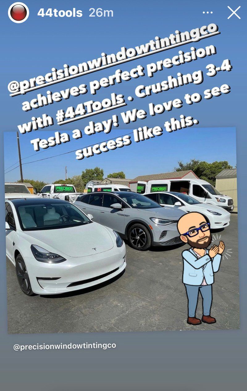 Vehicles Parking — Fresno, CA — Precision Window Tinting