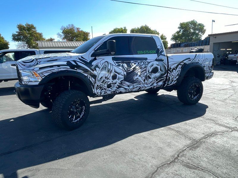 Graphics In Car Body — Fresno, CA — Precision Window Tinting