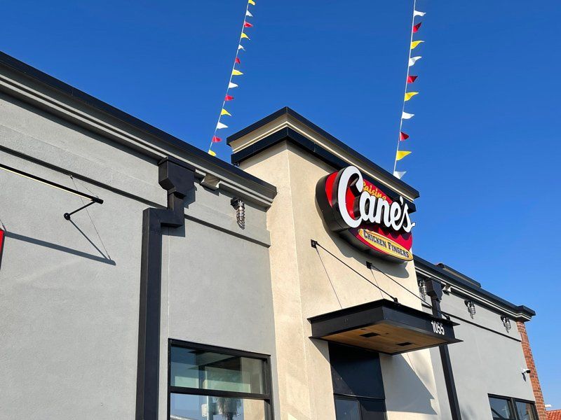 Cane's Restaurant — Fresno, CA — Precision Window Tinting