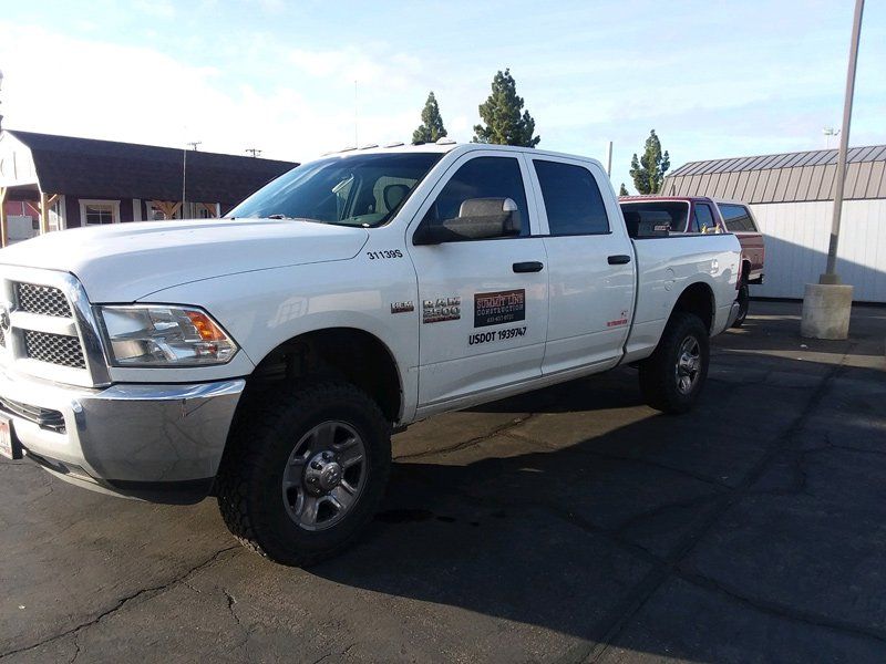 White Pickup Truck — Fresno, CA — Precision Window Tinting