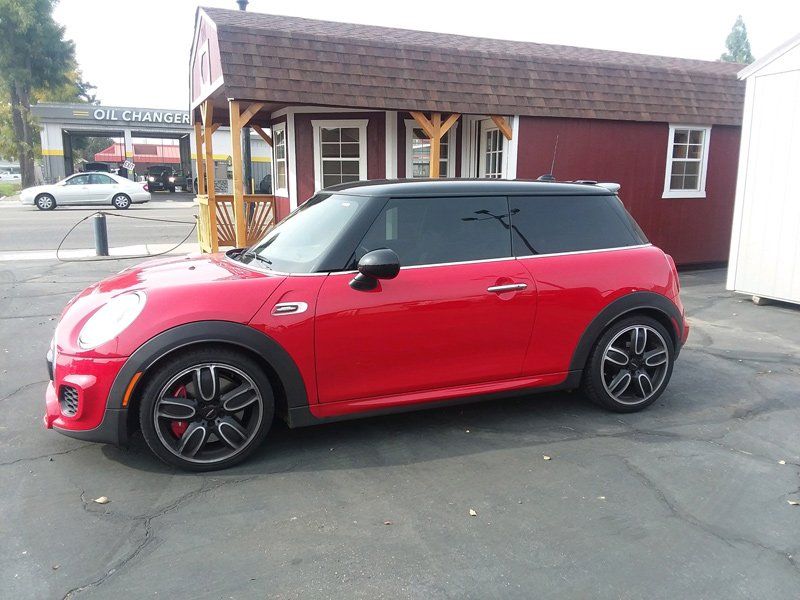 Red Mini Car — Fresno, CA — Precision Window Tinting