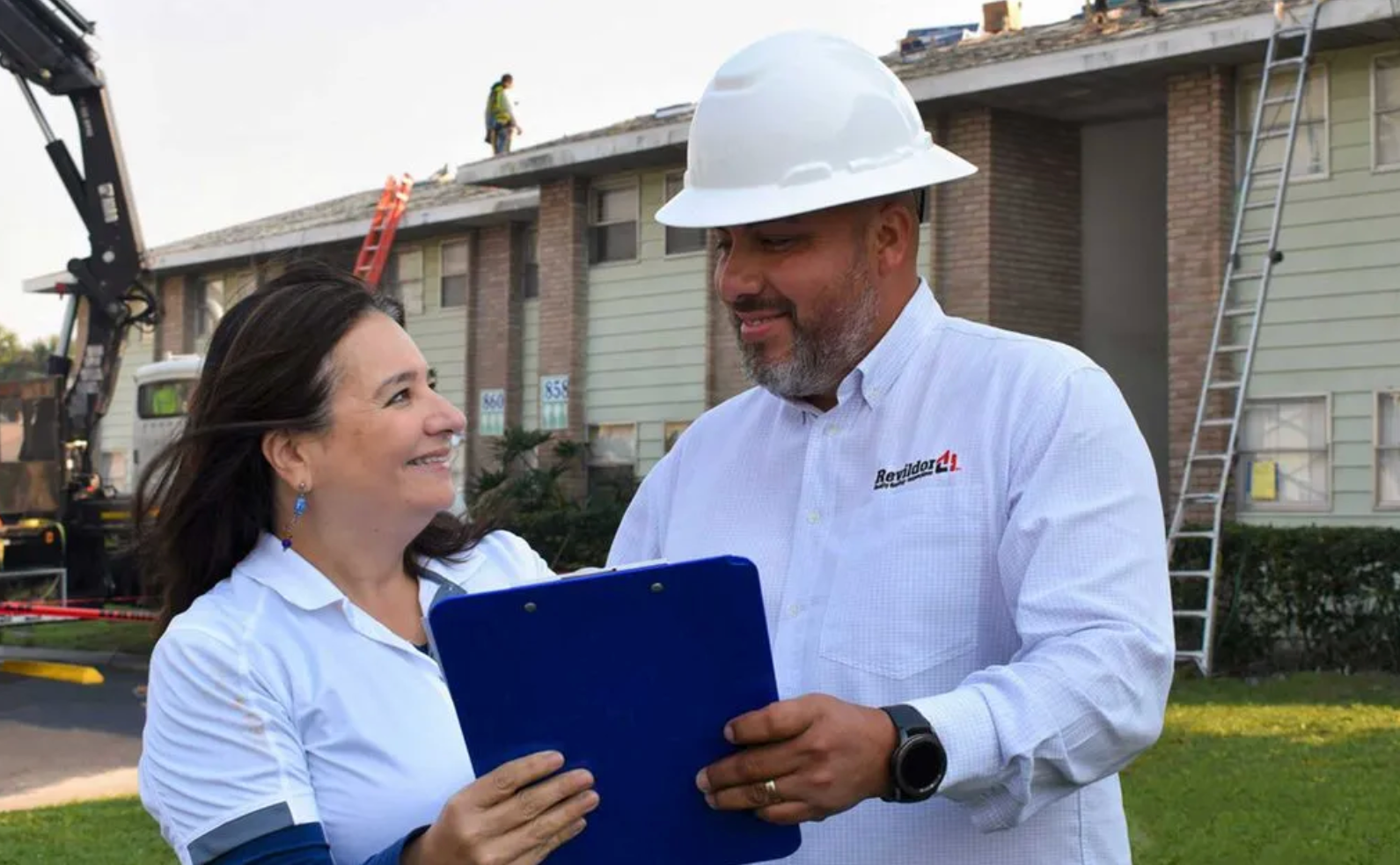 Revildor leaders Luis F. Quevedo and Diana Bolivar together