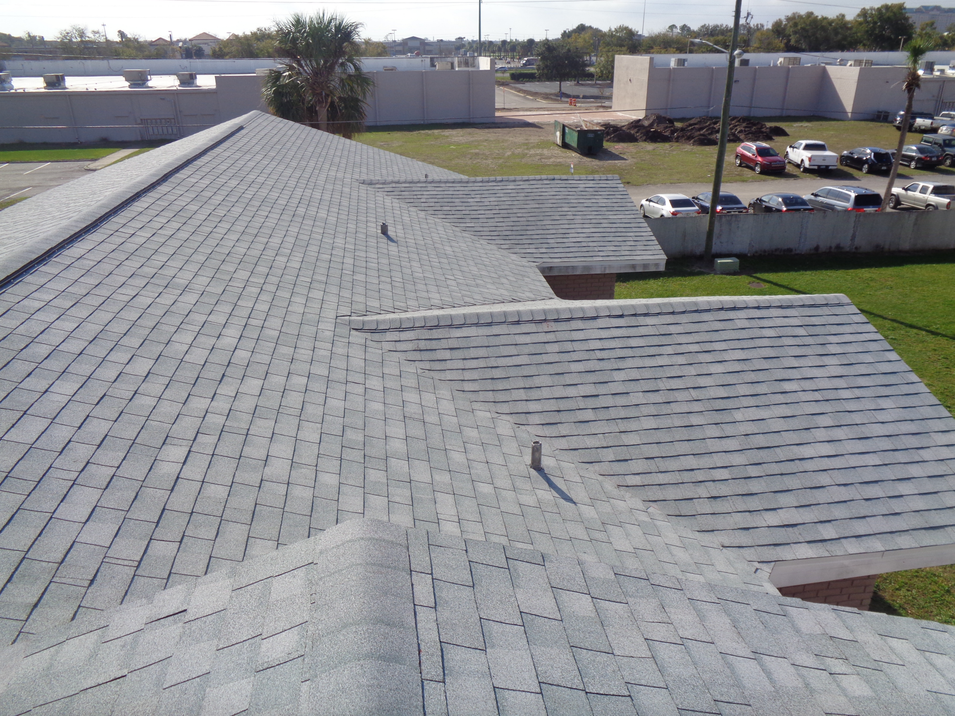 Completed roofing project after Revildor's work