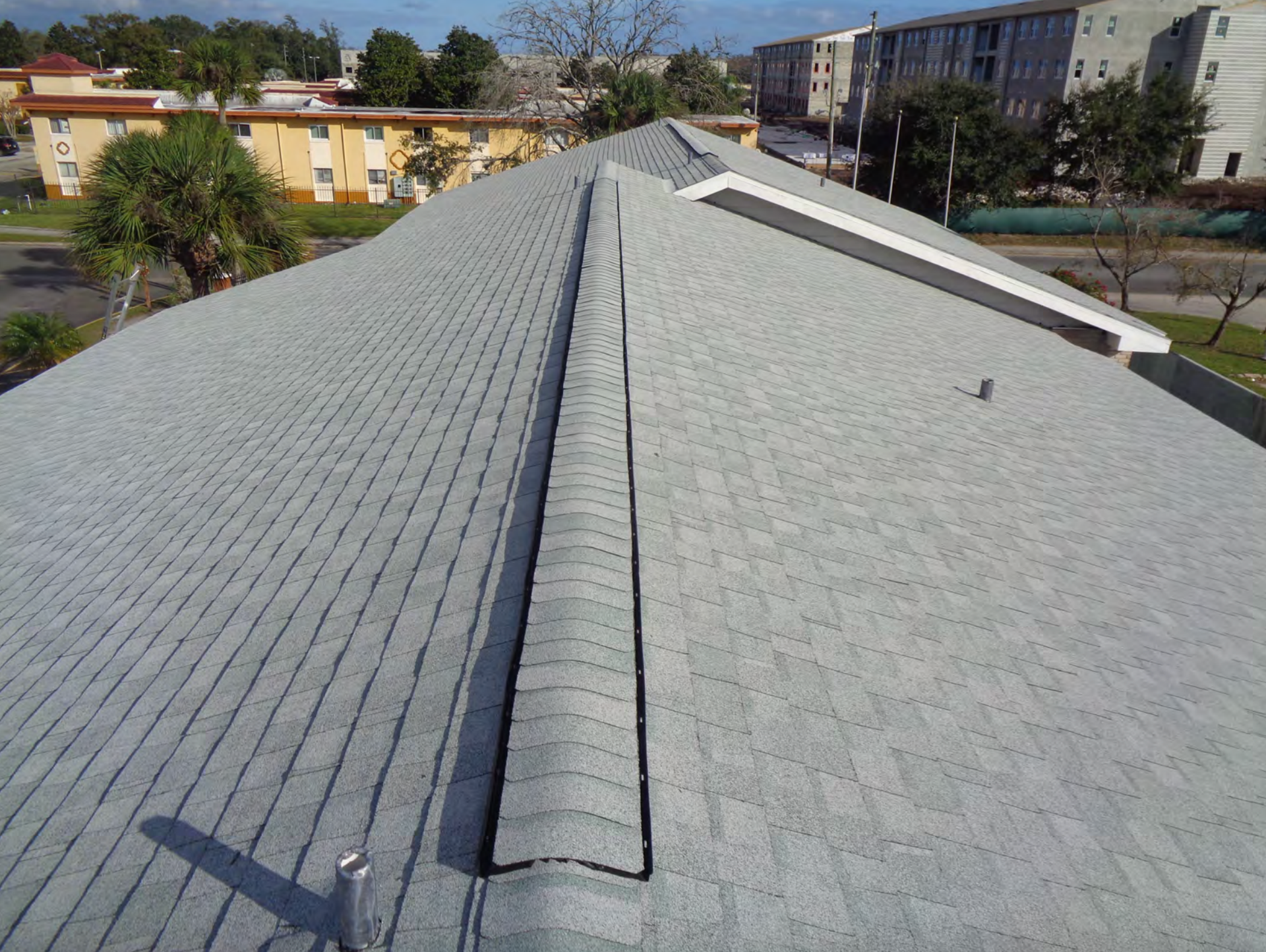 Completed roof after Revildor roofing work