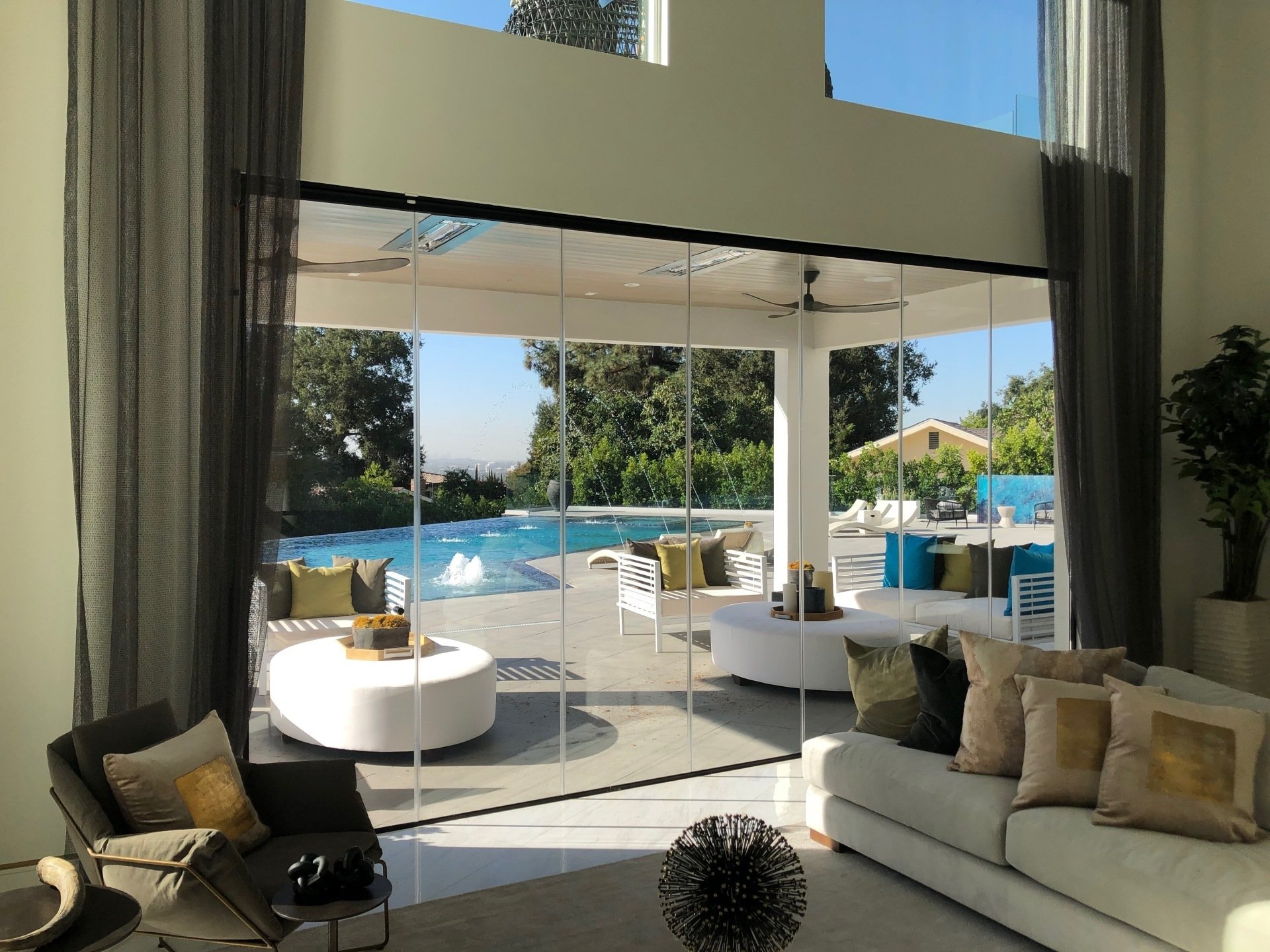 Folding French Doors Folding Patio Doors Los Angeles panoramic doors