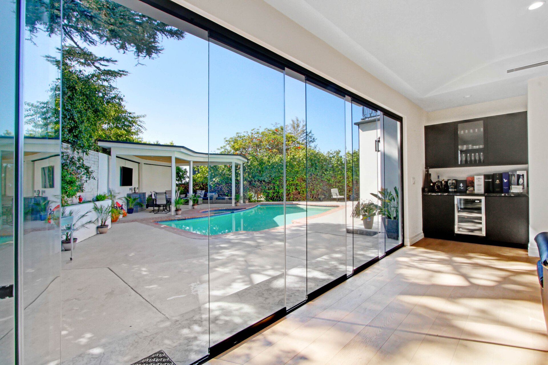Folding French Doors Folding Patio Doors Los Angeles panoramic doors