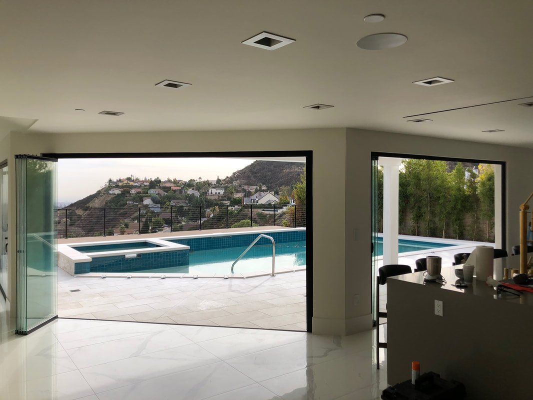 Folding French Doors Folding Patio Doors Los Angeles panoramic doors