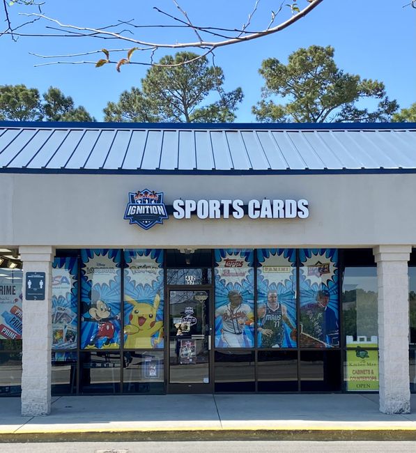 Sports cards trading at Ignition Sports Cards, Wilmington's hub for sports memorabilia, Buy, sell, trade sports cards in Wilmington, NC, Weekly in-store events at Ignition Sports Cards, Baseball memorabilia collection in Wilmington, Football cards for sale at Ignition Sports Cards, Basketball trading cards in Wilmington, NC, Discover multi-sports boxes at our store, Authentic sports memorabilia in Wilmington, Soccer trading cards collection at our shop, Hockey memorabilia for collectors, Explore Marvel collectibles at our store, TCG trading cards for sale in Wilmington, Find rare sports cards at Ignition Sports Cards