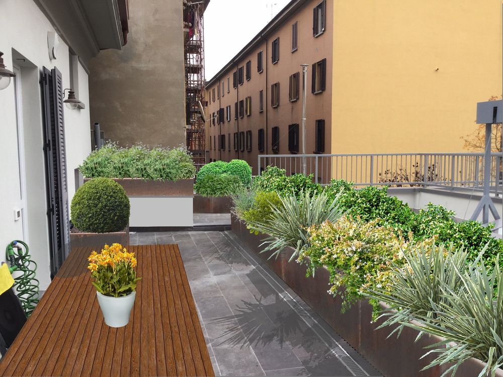 progetto di un terrazzo