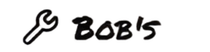 A black icon of a wrench next to the handwritten-style text "BOB'S".