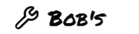 A black icon of a wrench next to the handwritten-style text