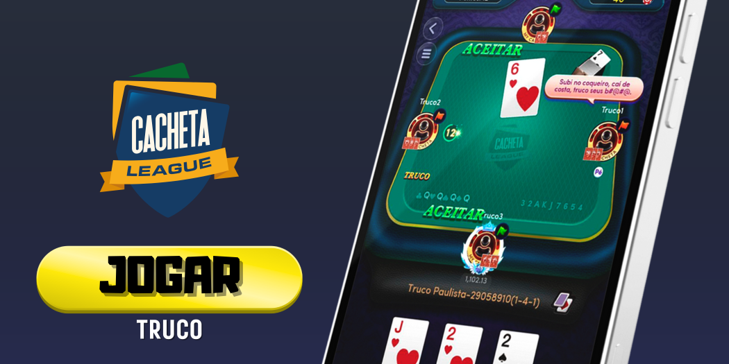 Jogar Truco Online - Truco valendo - cacheta league