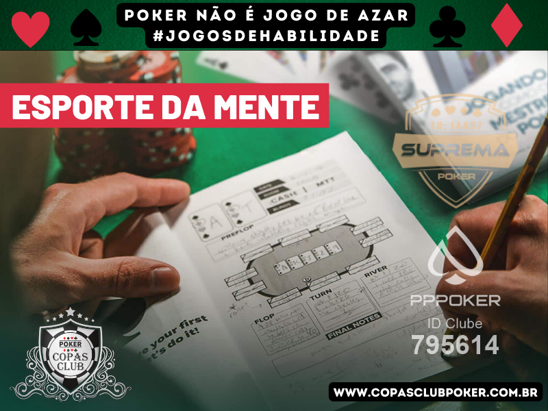 Poker não é jogo de azar #jogosdehabilidade