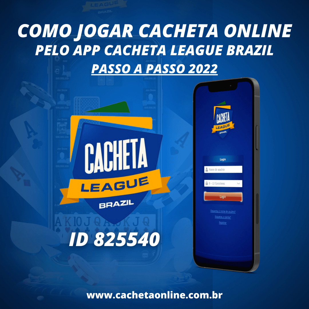 COMO JOGAR CACHETA ONLINE PELO APLICATIVO CACHETA LEAGUE BRAZIL - PASSO A PASSO