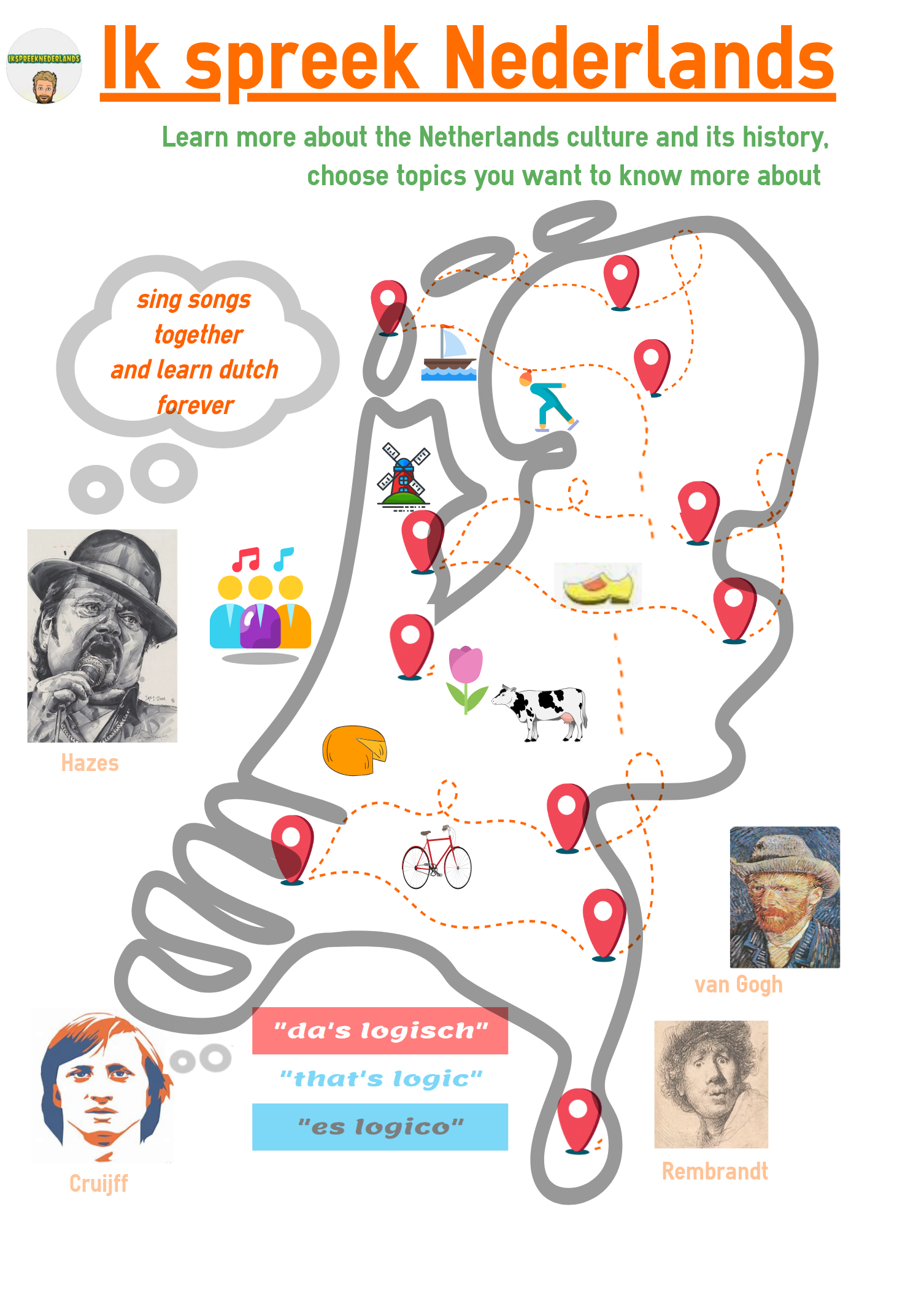 sing songs together and learn dutch forever