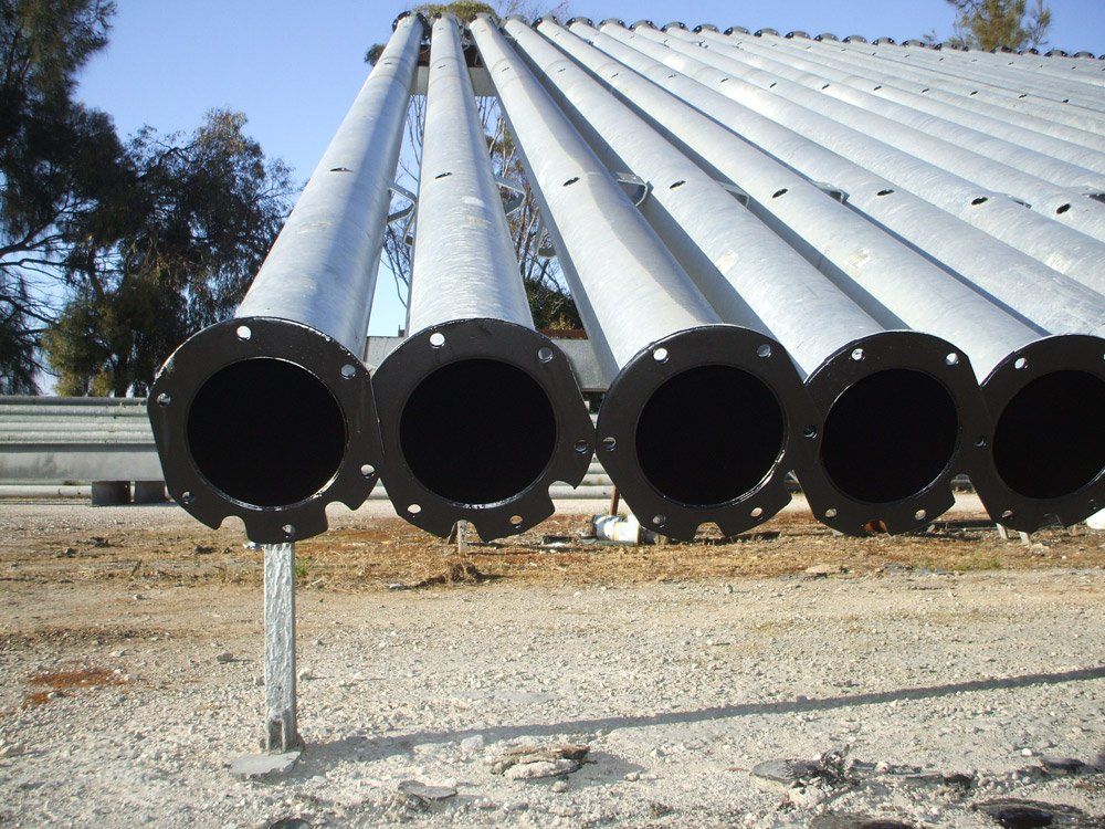 Pipes suspended