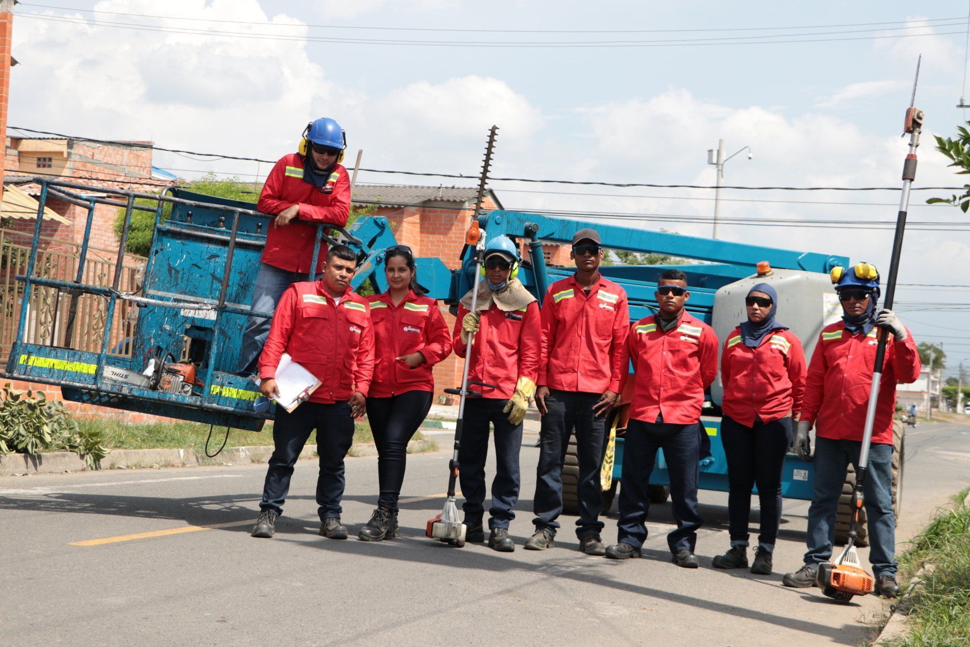 Inagan Ingeniería equipo de mantenimiento de zonas verdes