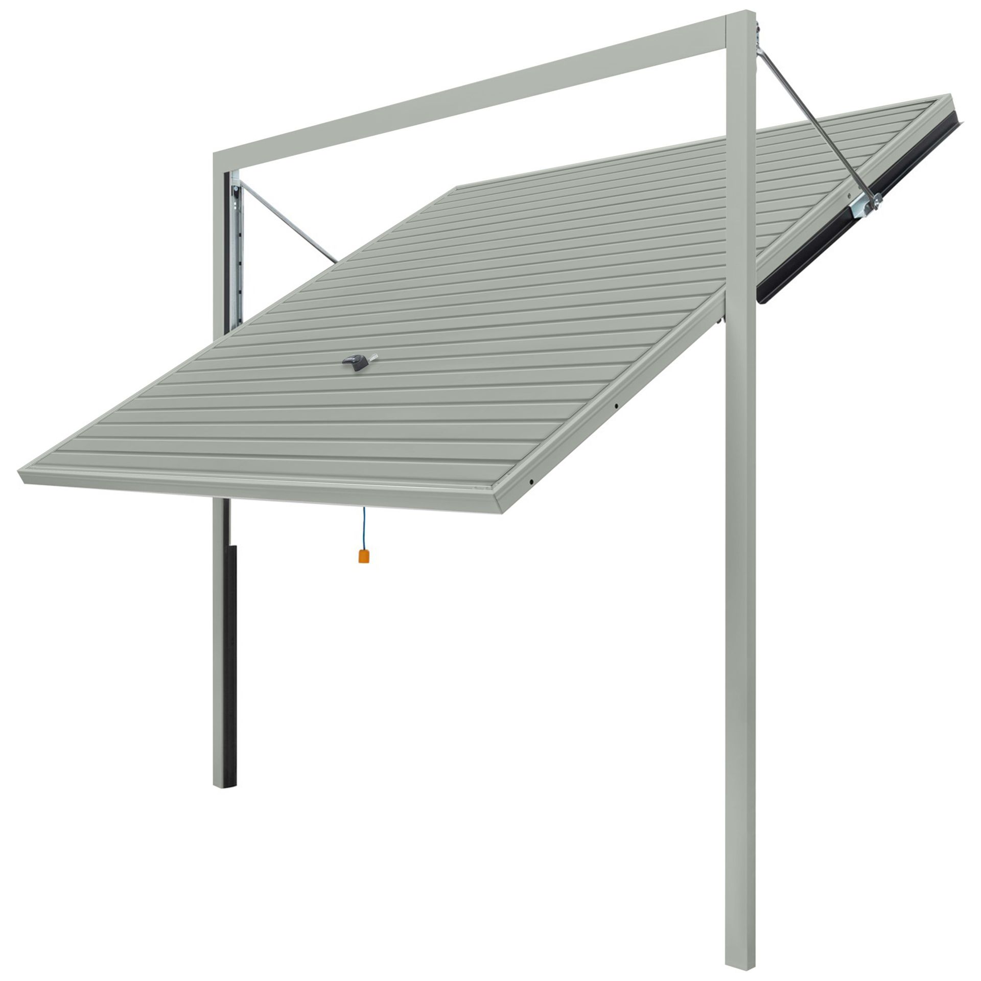 New Garage Door Framed Canopy Garador steel door