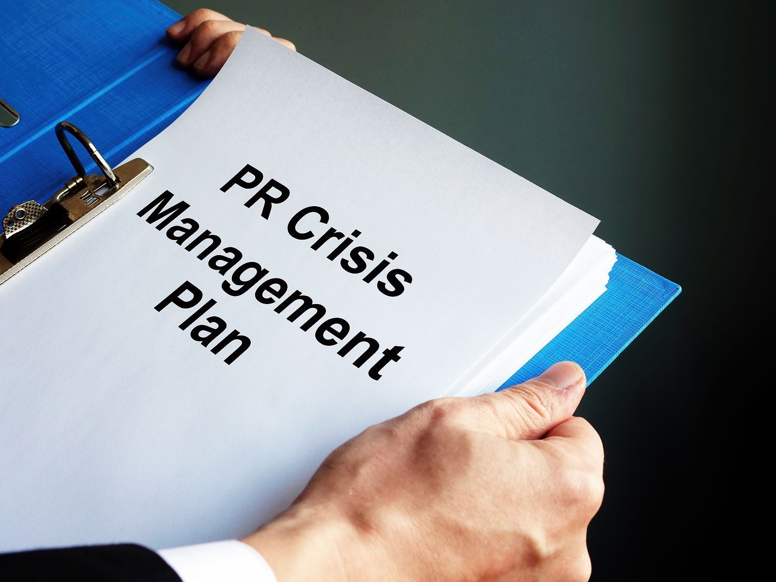 reputation management pr - Social or PR crisis management plan for businessman